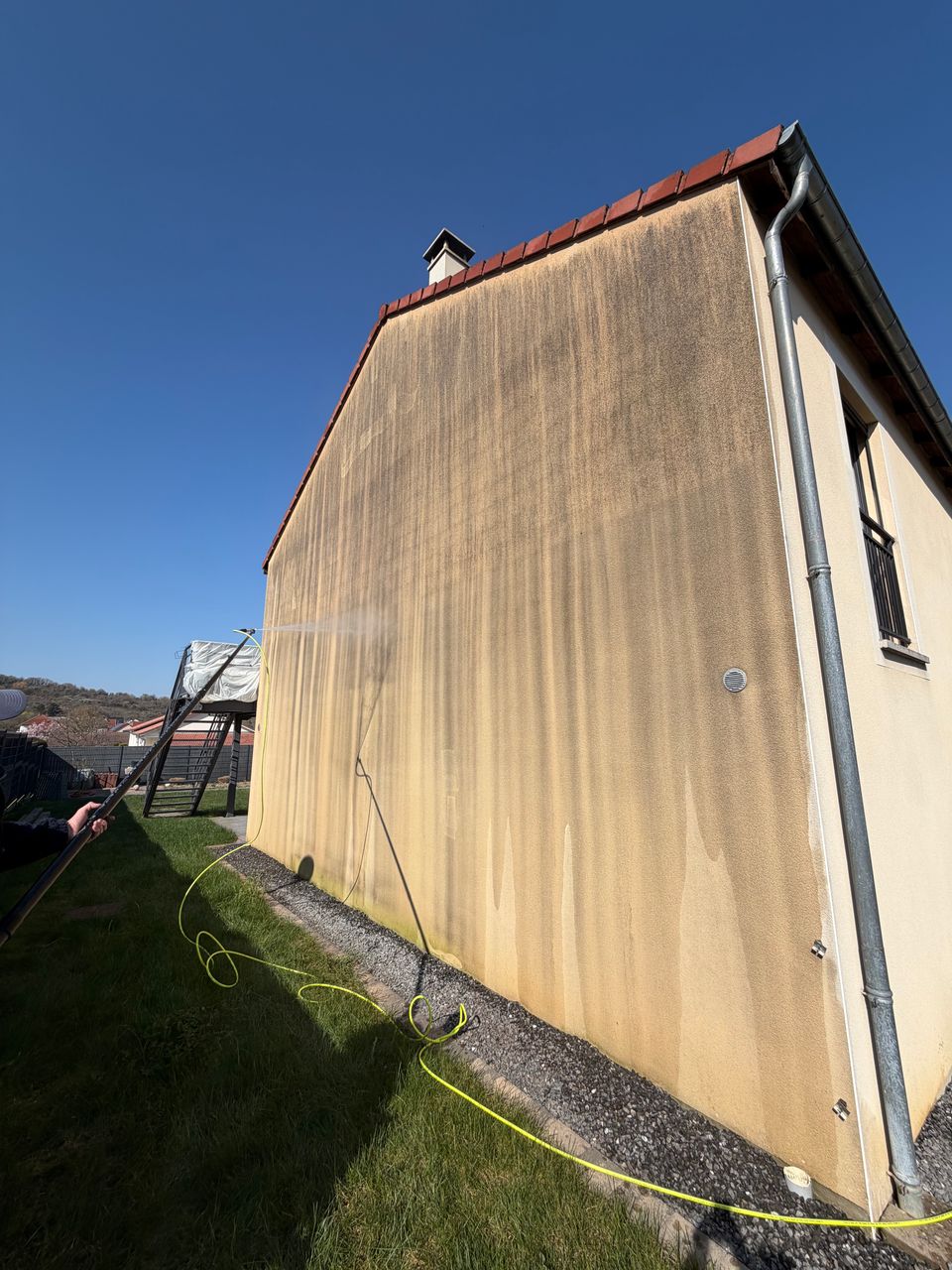 Nettoyage de façade à Pierrevillers - avant